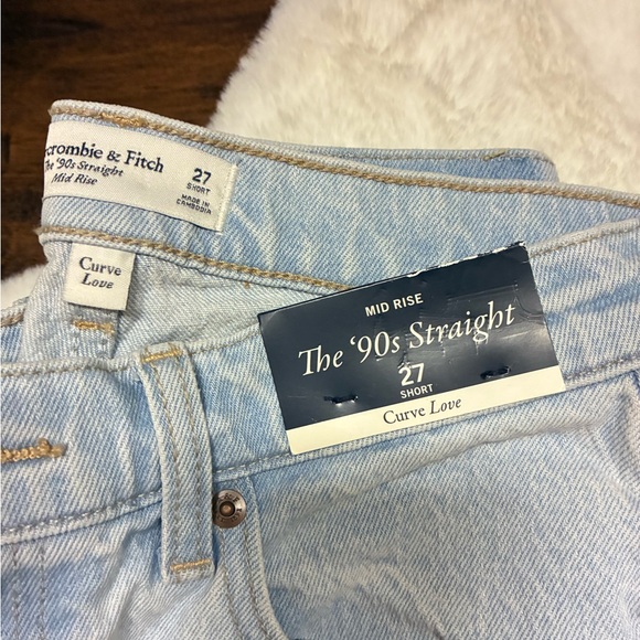Abercrombie & Fitch 90s straight curve love NWT - Picture 2 of 7